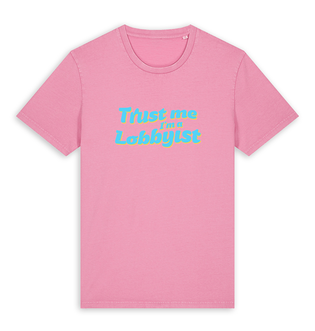 Bubble Pink Printed T-shirt Front