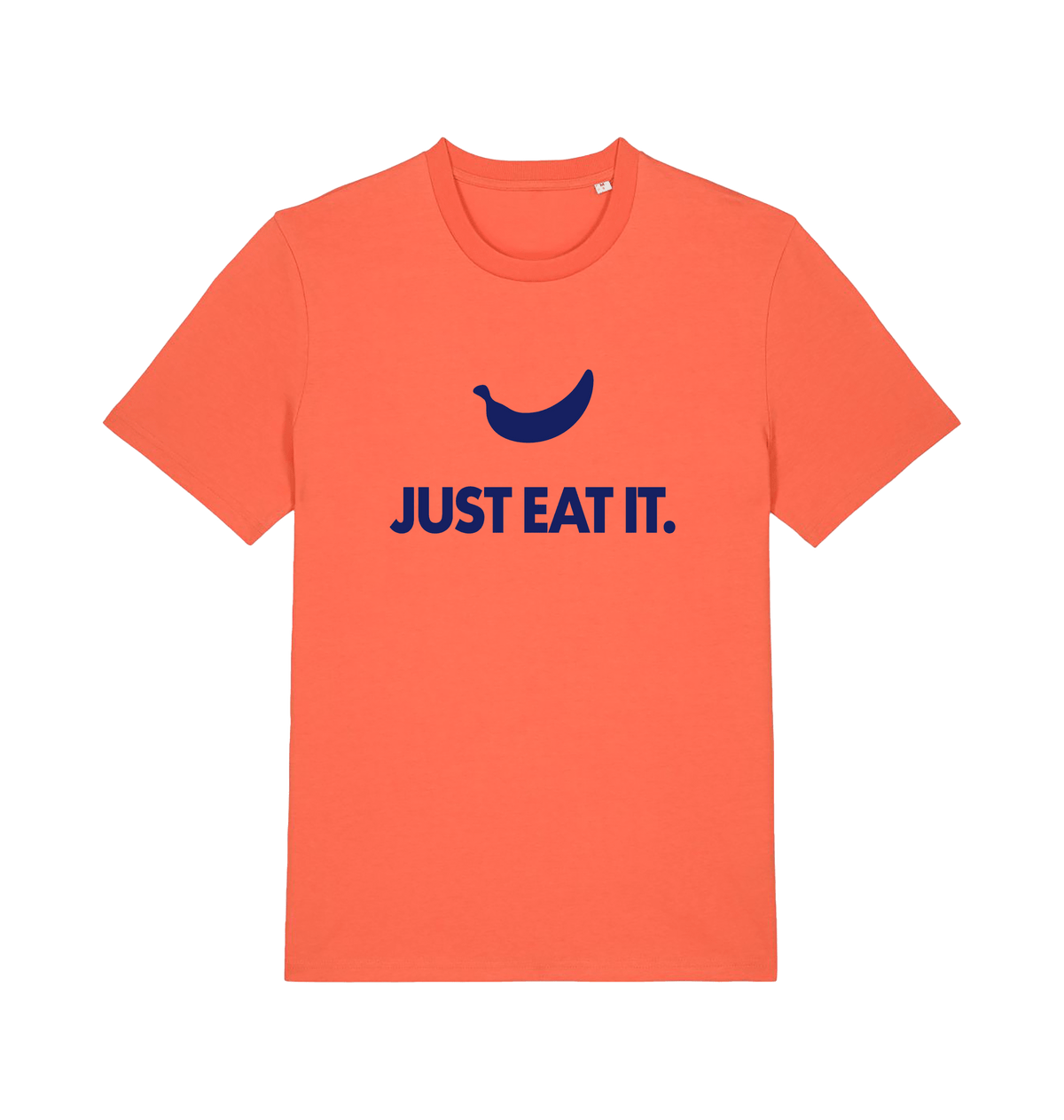 Women's just eat it banana graphic t-shirt in Fiesta, organic cotton