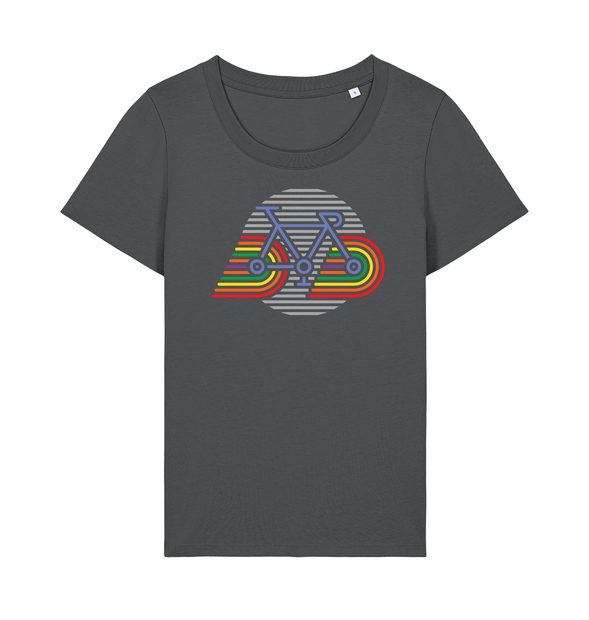 Anthracite Printed T-shirt Front