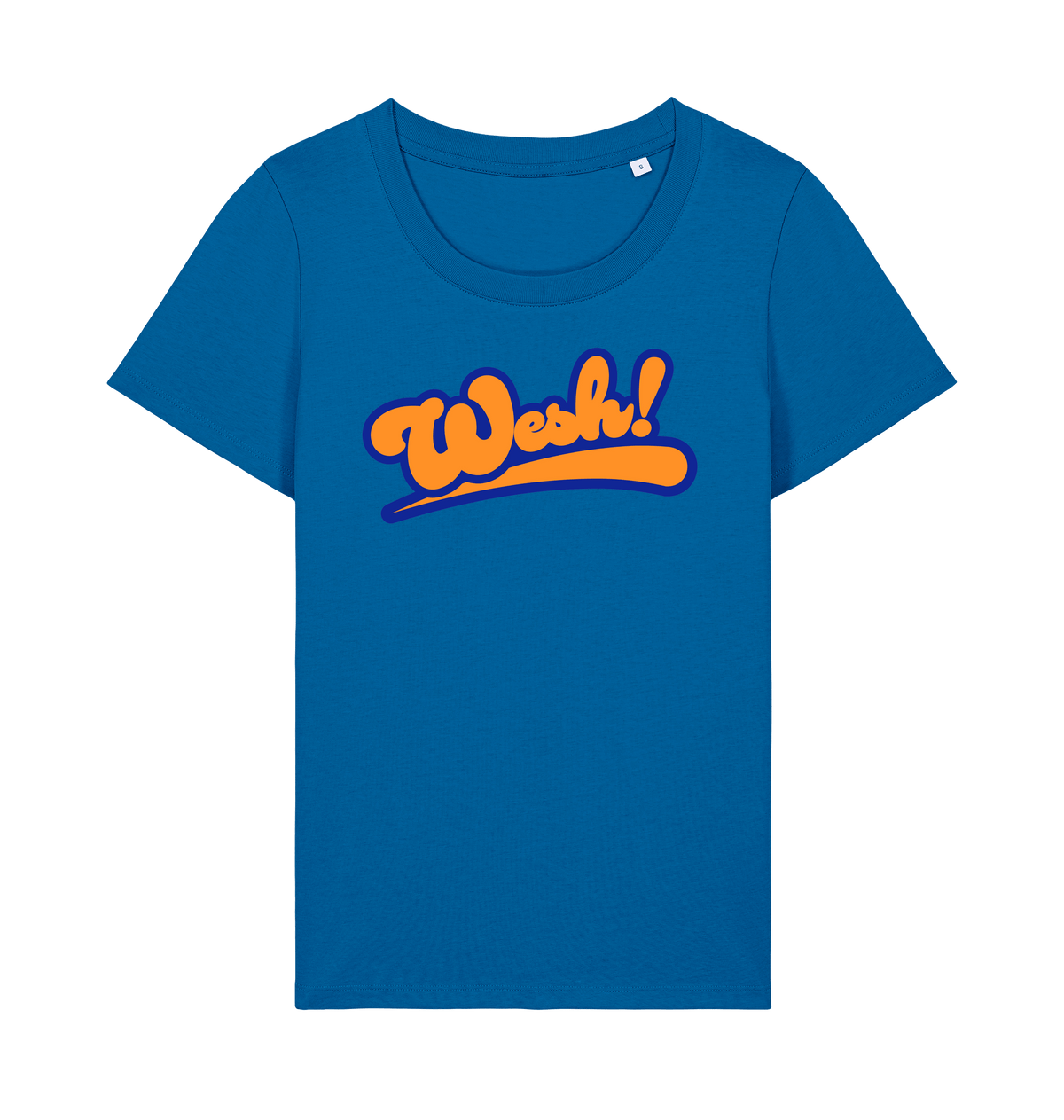 Royal Blue Printed T-shirt Front
