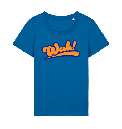 Royal Blue Printed T-shirt Front